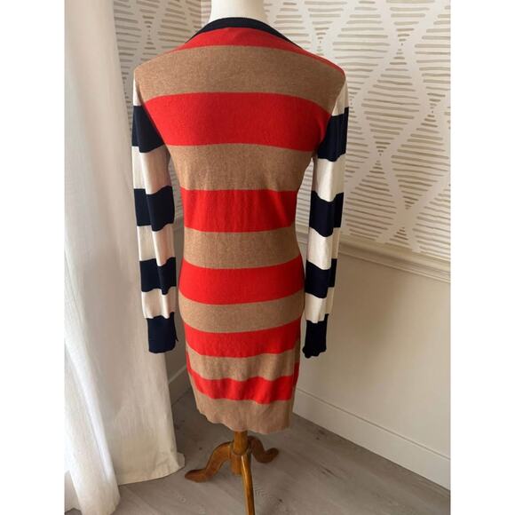 Scotch & Soda Amsterdam Small Multicolor Striped Wool Blend Sweater Dress - Picture 5 of 8